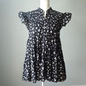 Olivaceous | Daisy Ruffle Tiered Mini Dress